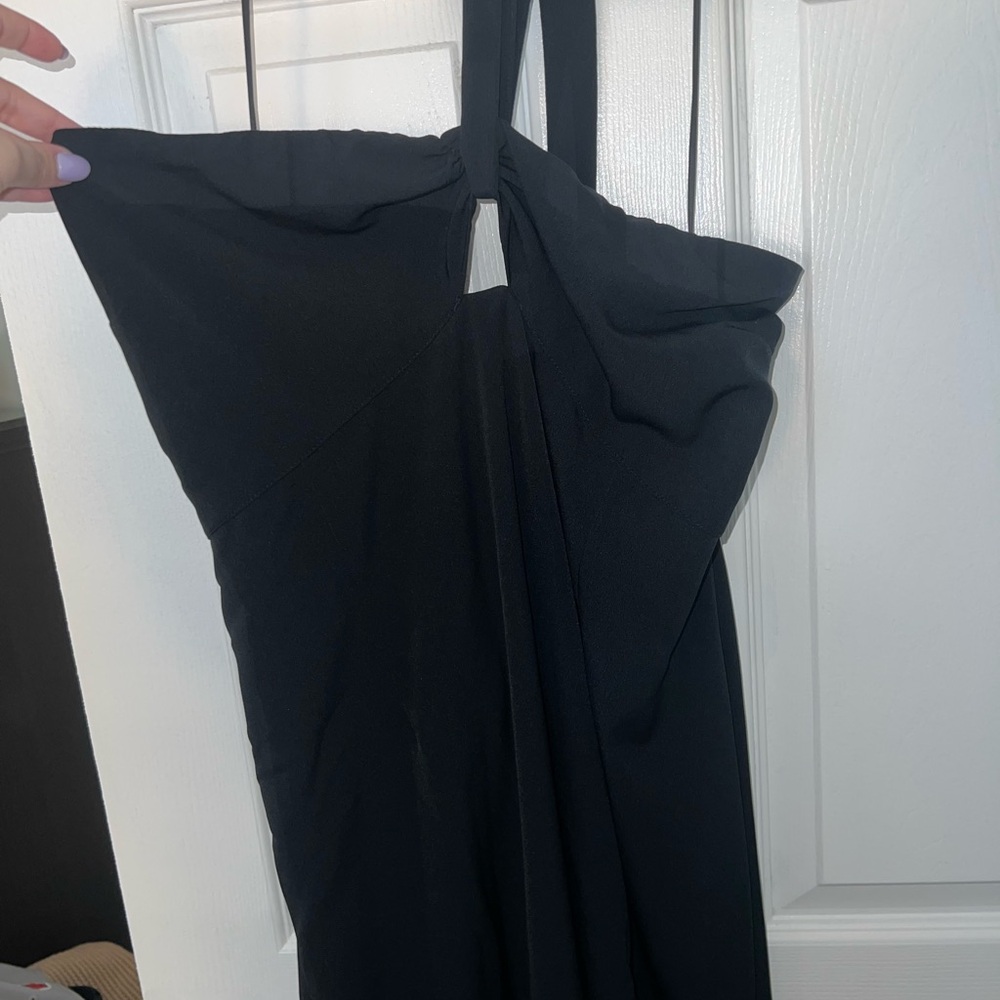 Abercrombie & Fitch Black Midi Dress